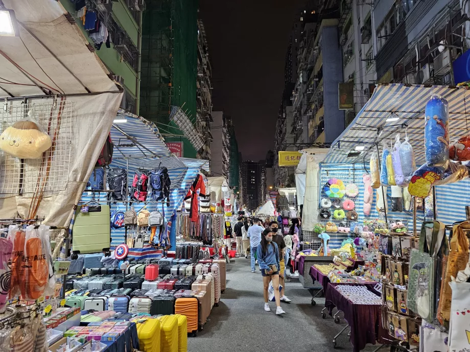 Mong Kok, naktinis turgus