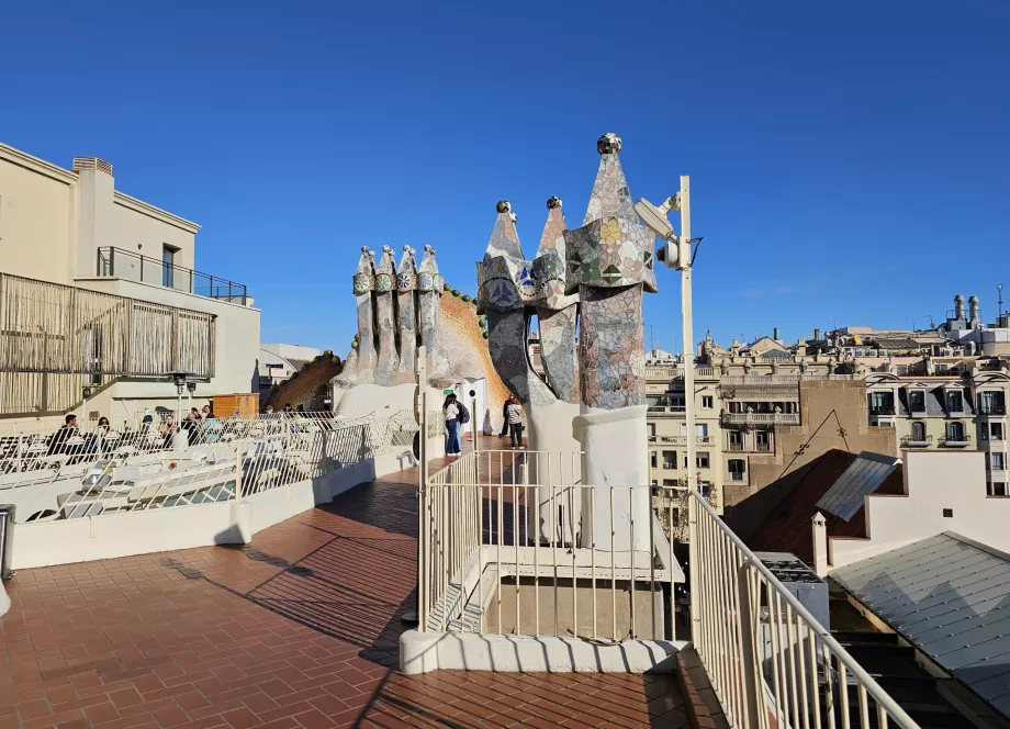 Casa Battlo terasa