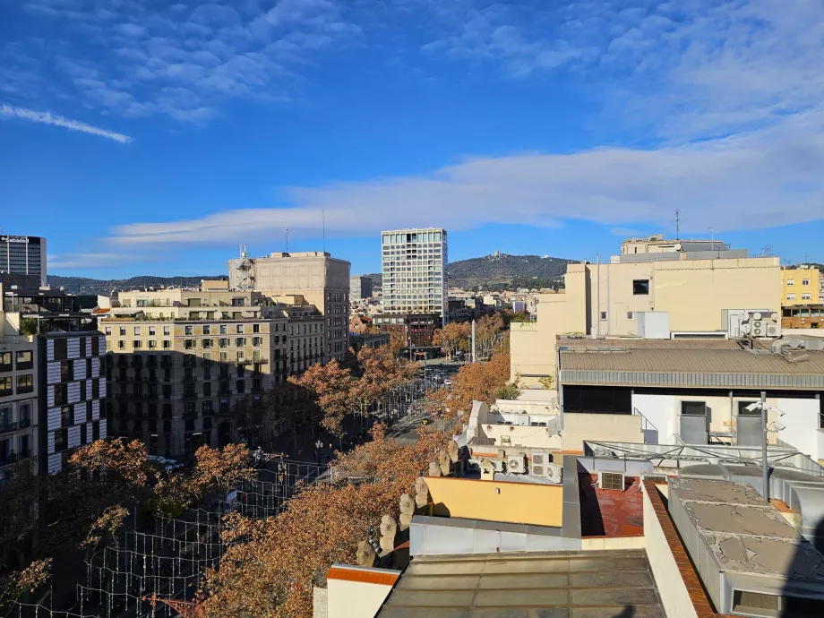 Vaizdas iš Casa Milá terasos