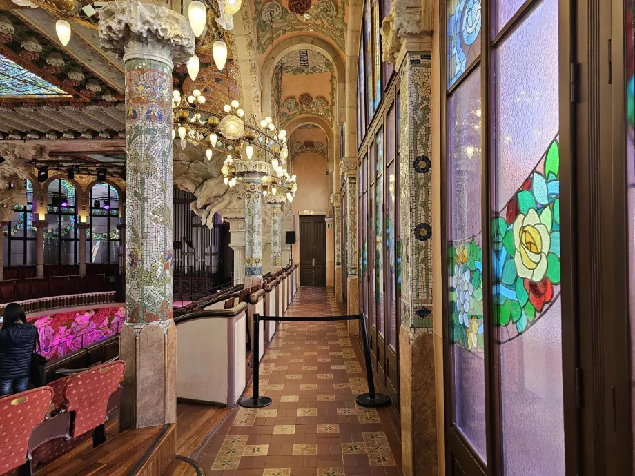 Palau de la Música Catalana, interjeras