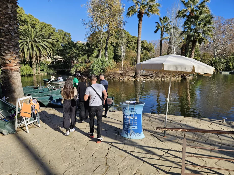 Valčių nuoma, Parc de la Ciutadella