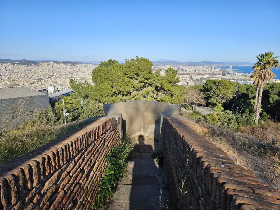 Castell de Montjuic, vaizdas