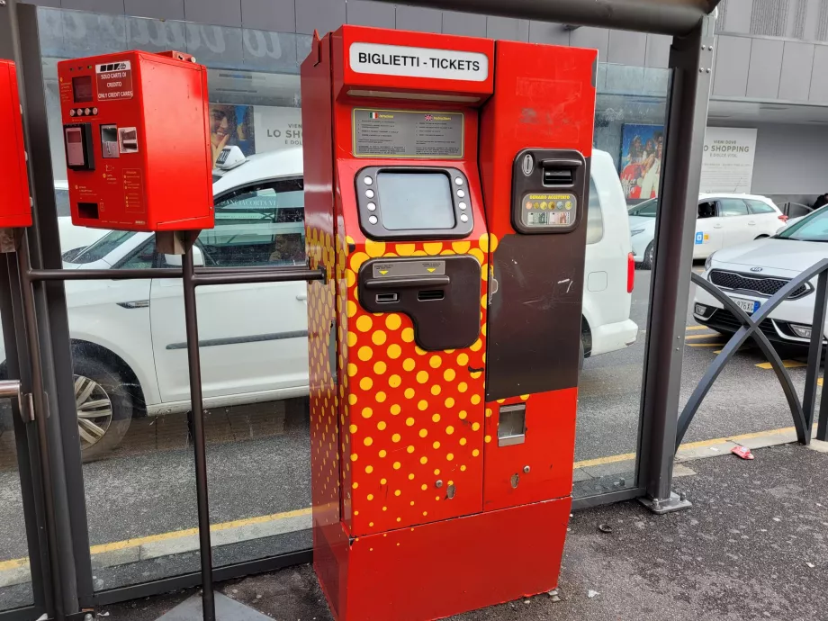 Bergamo transporto bendrovės bilietų automatas