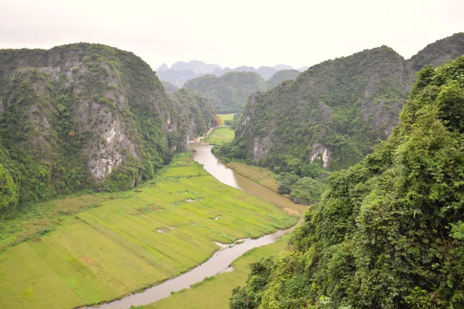 Tam Coc, Ninh Binh, Vietnamas