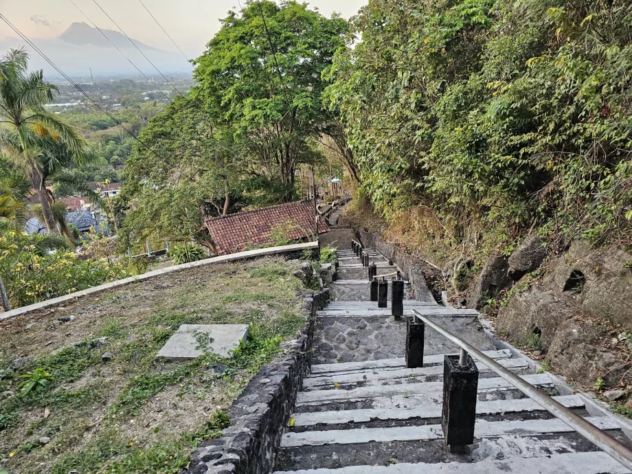 Stairs from Ratu Boko Palace