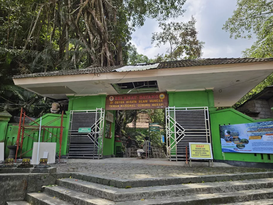 Entrance to Merapi National Park