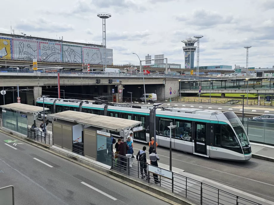 Tramvajus T7, Paryžiaus centras yra dešinėje pusėje