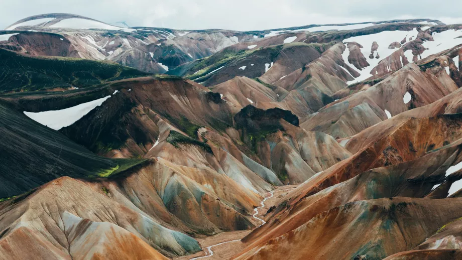 Landmannalaugar - Vaivorykštiniai kalnai