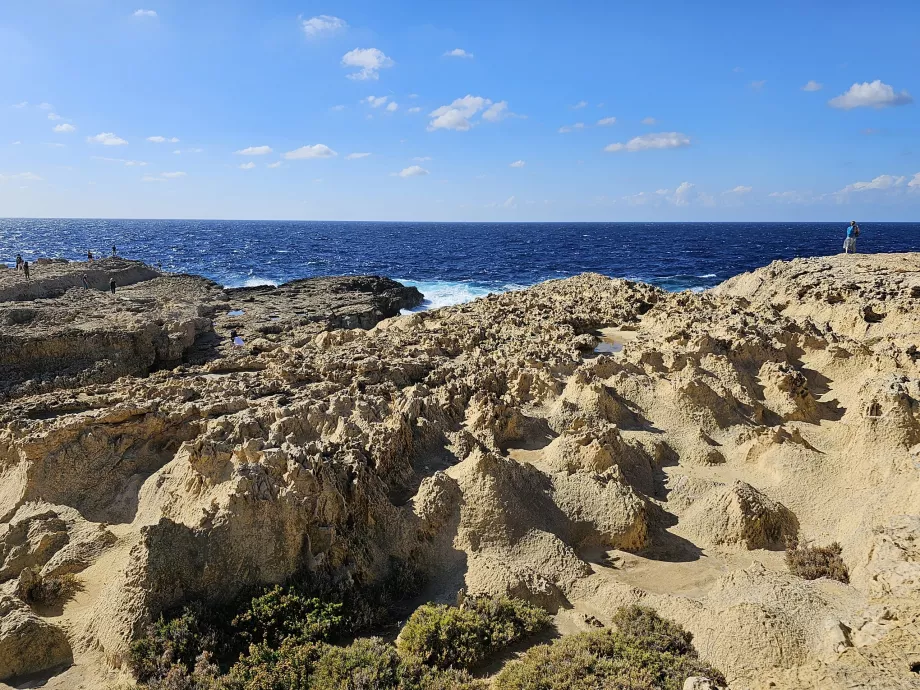 Buvusio "Azure Window" apžvalgos aikštelė