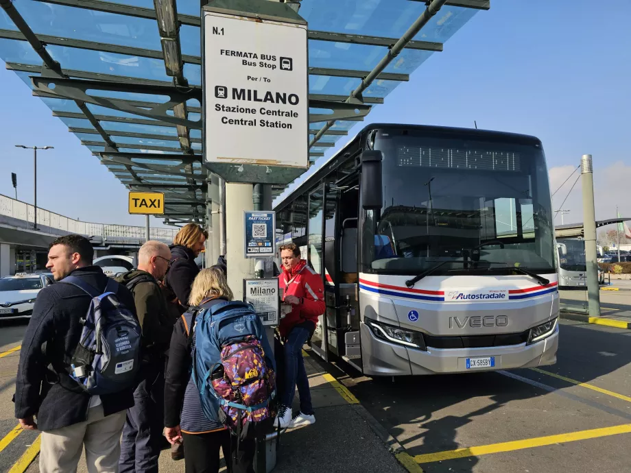 Autobusų kryptis Milano Centrale