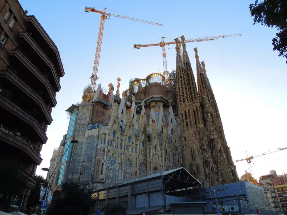 Vykdomos Sagrada Familia statybos