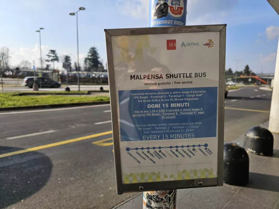 Informacija apie maršrutinius autobusus tarp terminalų